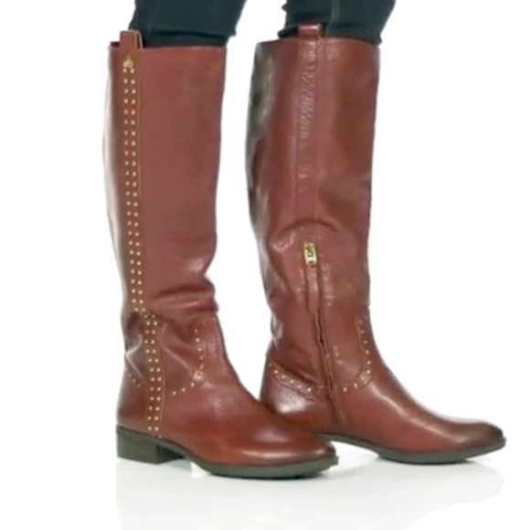 Stylish Studded Sam Edelman Whiskey Riding Boots - Picture 3 of 3